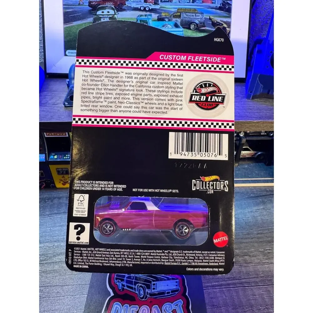 Hot wheels RLC Custom Fleetside Pink